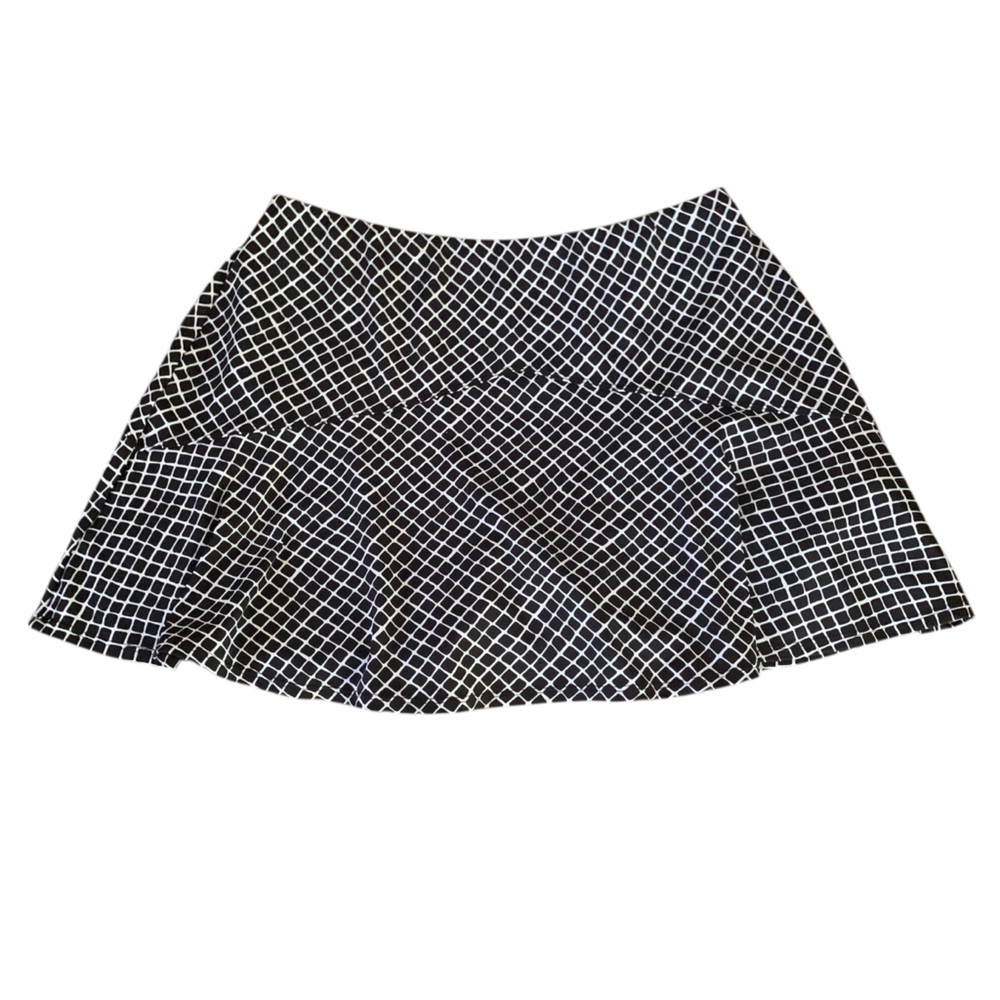 Tail Black And White Geometric Tennis Pickleball Women's Skirt Skort Sz M